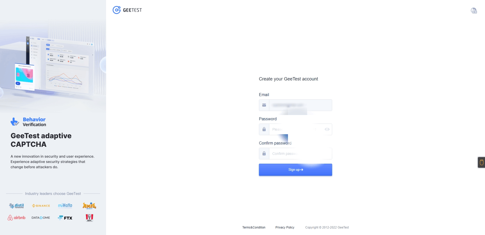 图片[5]-免费无需审核申请极验GEETEST4.0行为验证账号